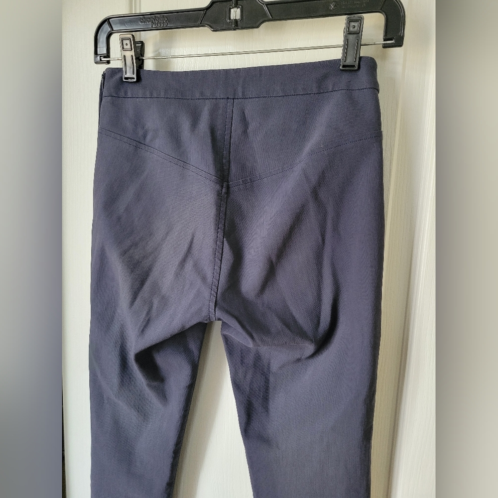 M.M. LaFleur Foster Cigarette Dress Pant in Monsoon (Blue-Gray) Size 0P Trouser - Picture 5 of 13